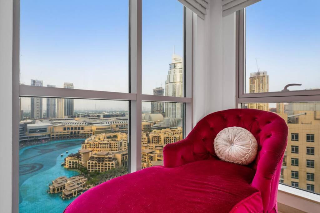 Spectacular Burj & Fountain View - Luxurious 3 Bedrooms & Maids Room - The Residences ดูไบ ภายนอก รูปภาพ