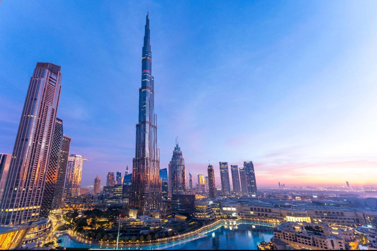 Spectacular Burj & Fountain View - Luxurious 3 Bedrooms & Maids Room - The Residences ดูไบ ภายนอก รูปภาพ