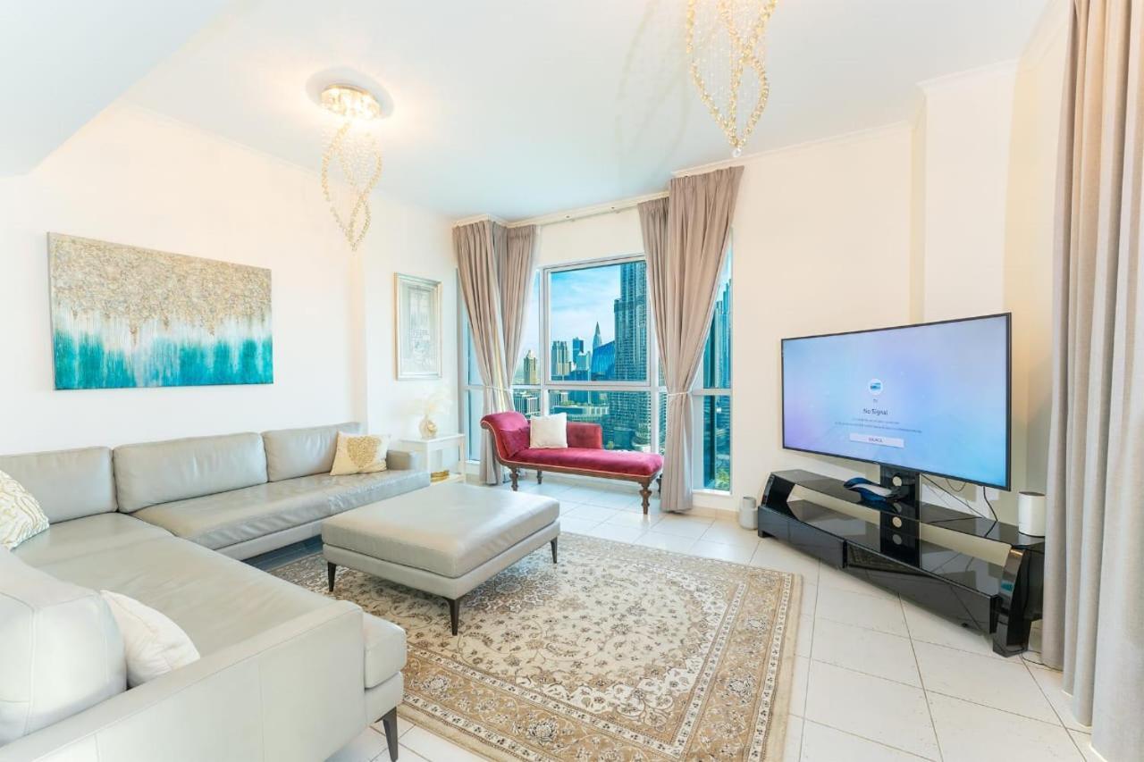 Spectacular Burj & Fountain View - Luxurious 3 Bedrooms & Maids Room - The Residences ดูไบ ภายนอก รูปภาพ