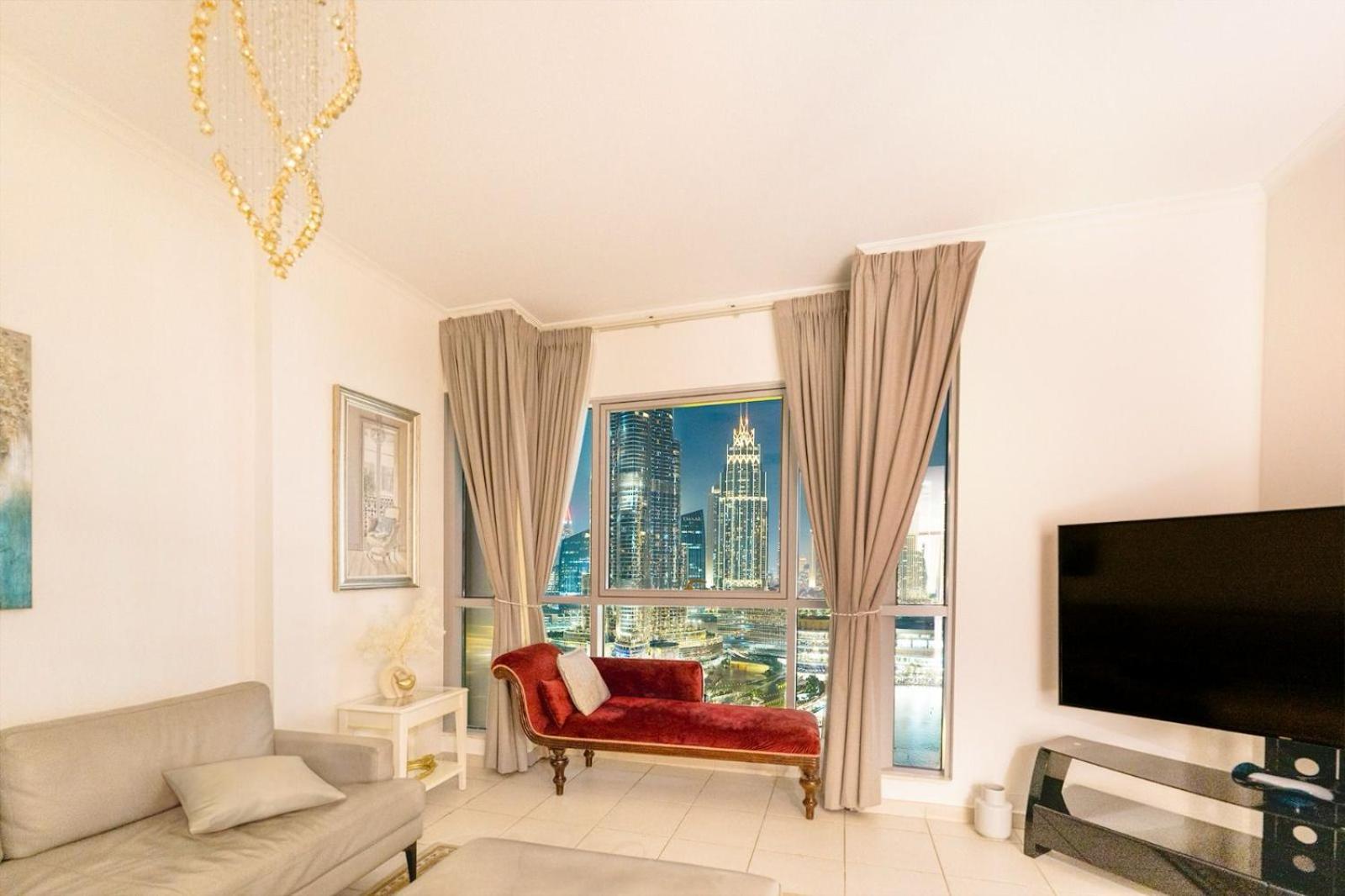 Spectacular Burj & Fountain View - Luxurious 3 Bedrooms & Maids Room - The Residences ดูไบ ภายนอก รูปภาพ